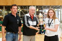 NZ Captain receiving trophy